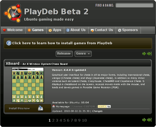 PlayDeb beta 2